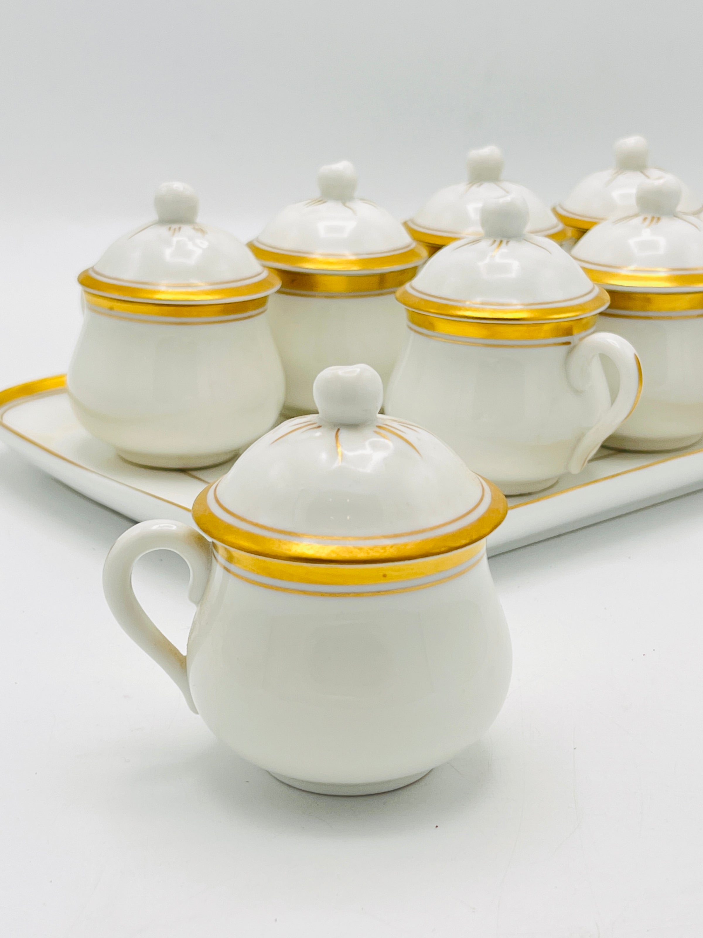Vintage Porcelain Pot De Crème Set – Dovetail