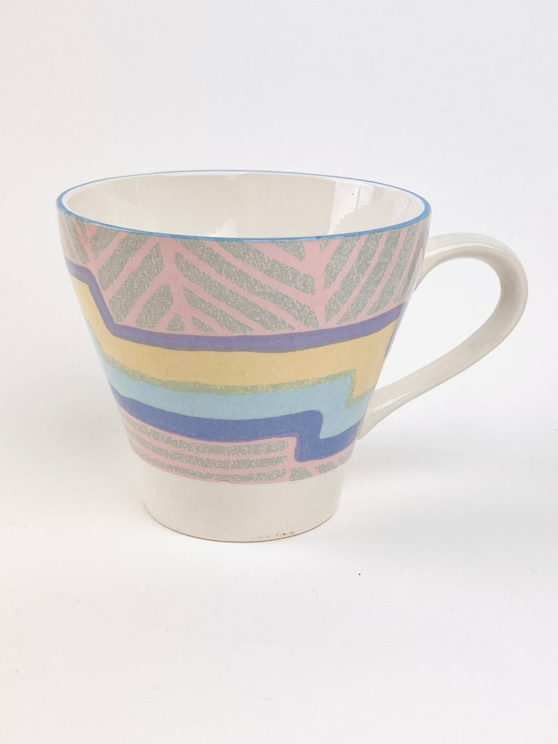 Memphis Style Cup & Saucer Set - 8pc