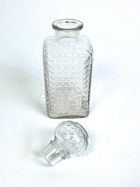 Vintage Pressed Glass Decanter