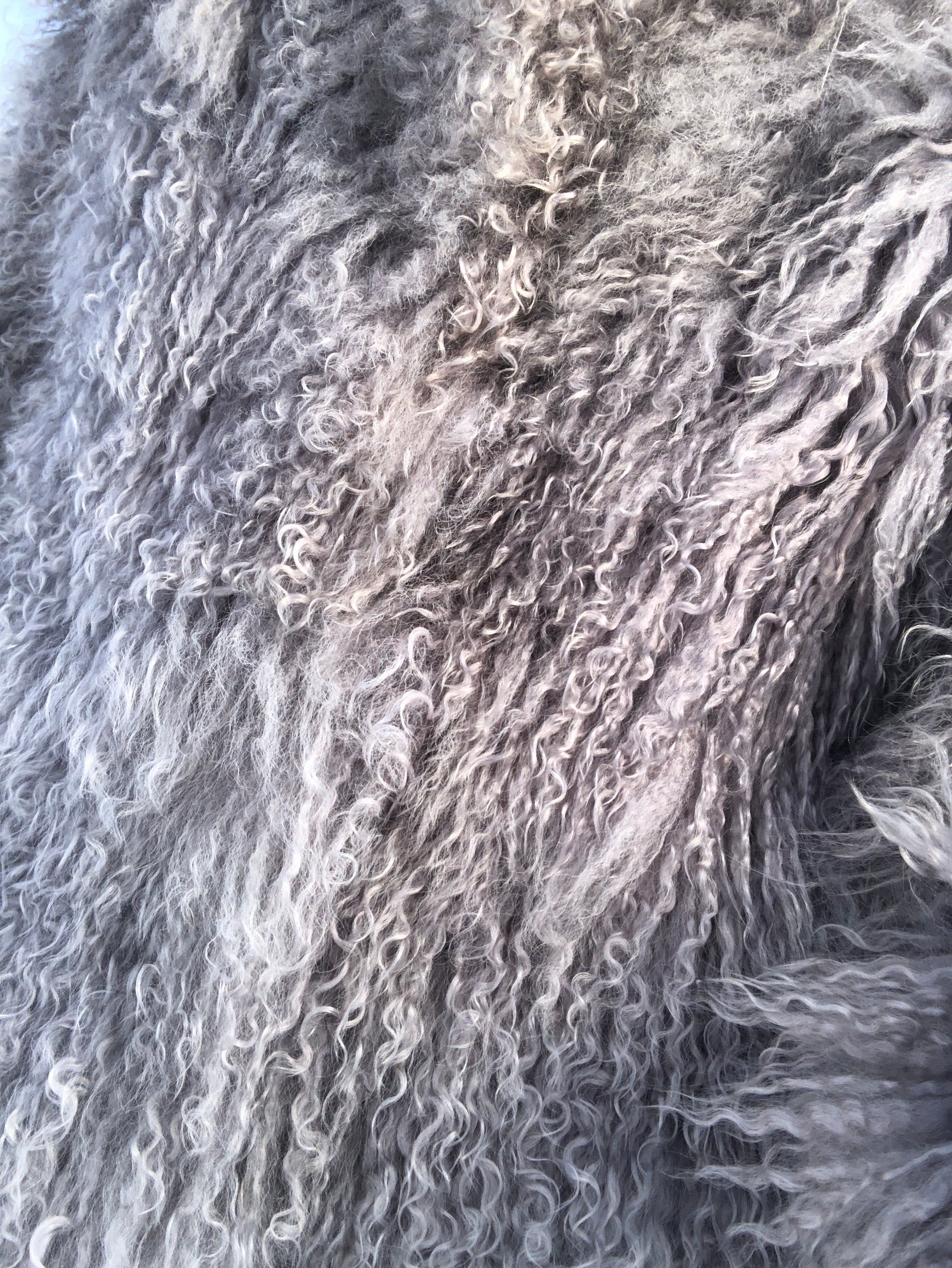 Vintage lamb hot sale fur coat