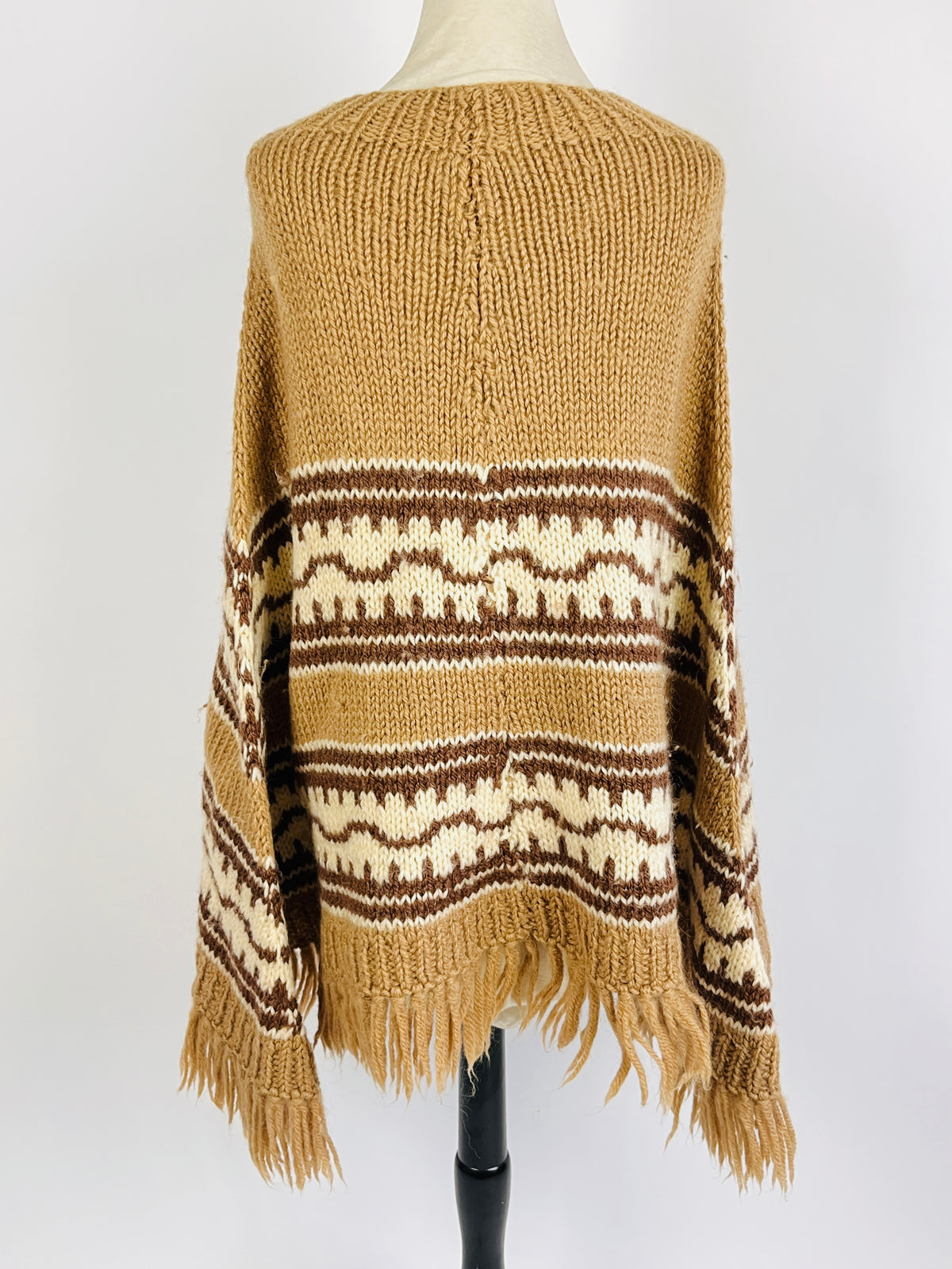 Vintage Italian Wool Poncho