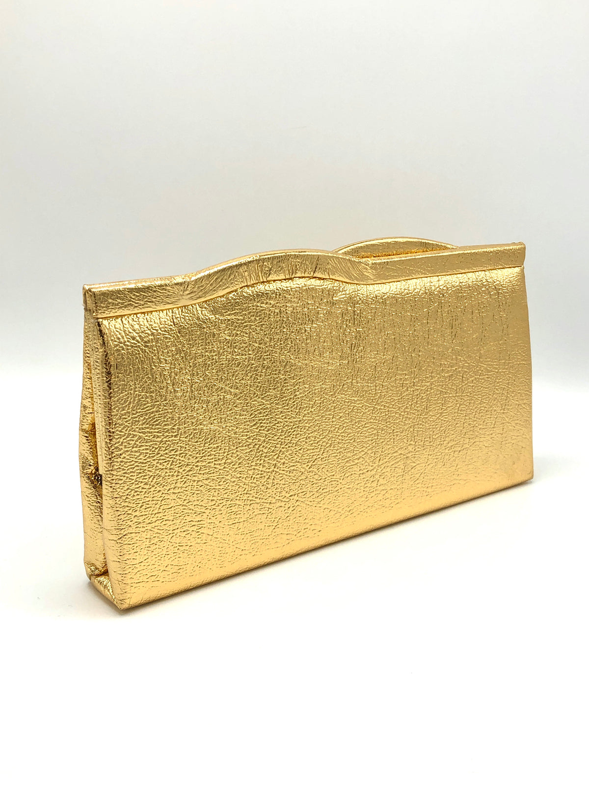 Vintage Gold Metallic Clutch
