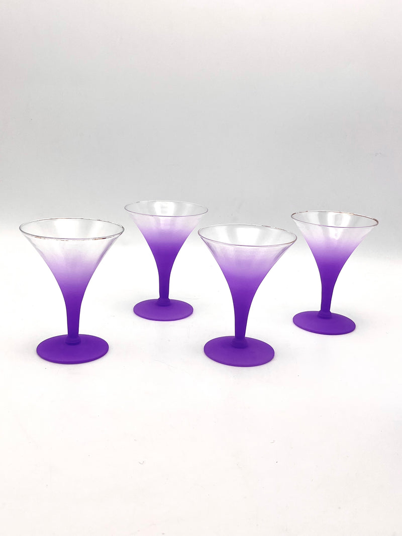Vintage Violet Ombré Cocktail Set