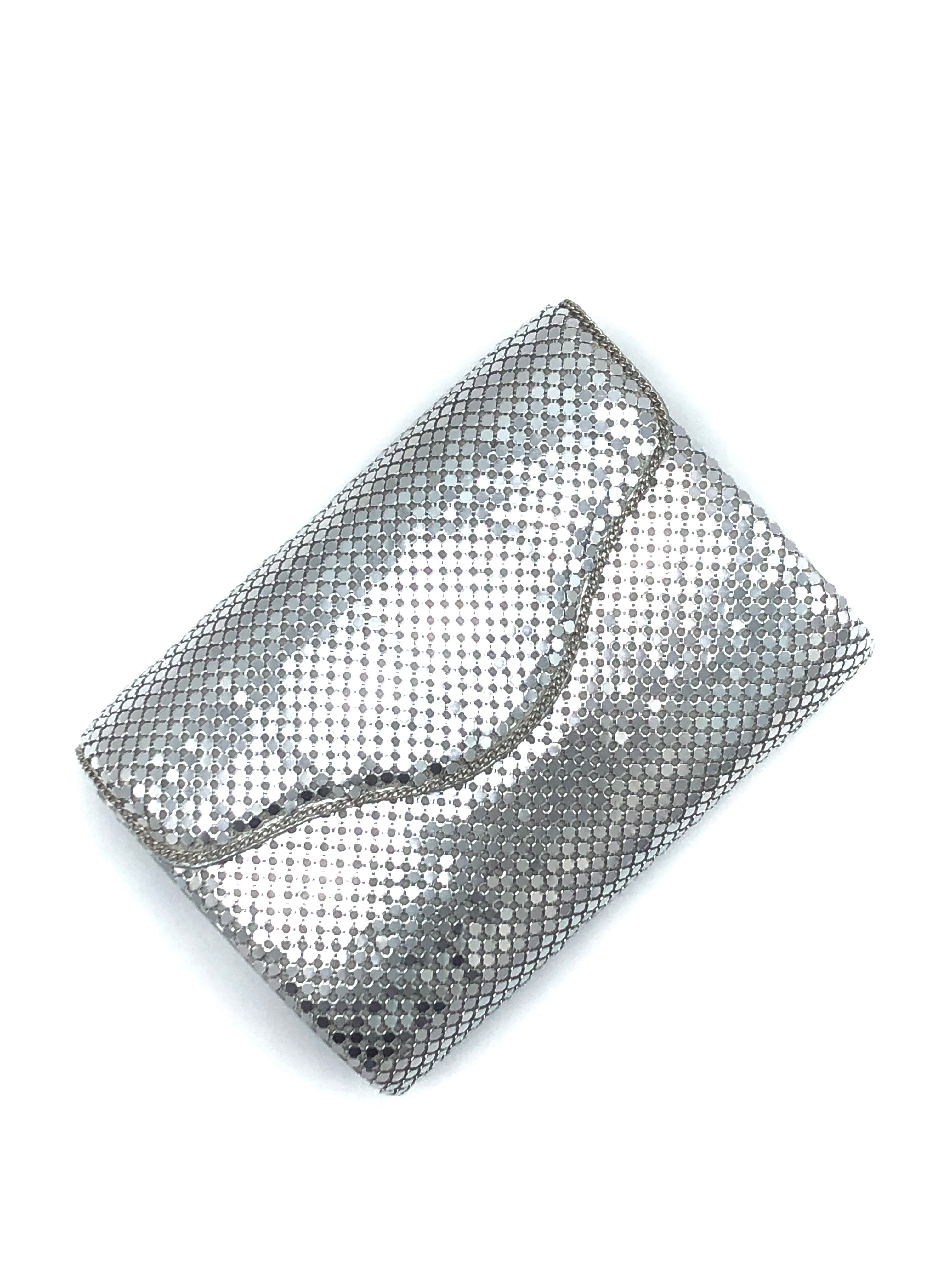 40s metal mesh purse WHITING & DAVIS ivory mesh... - Depop
