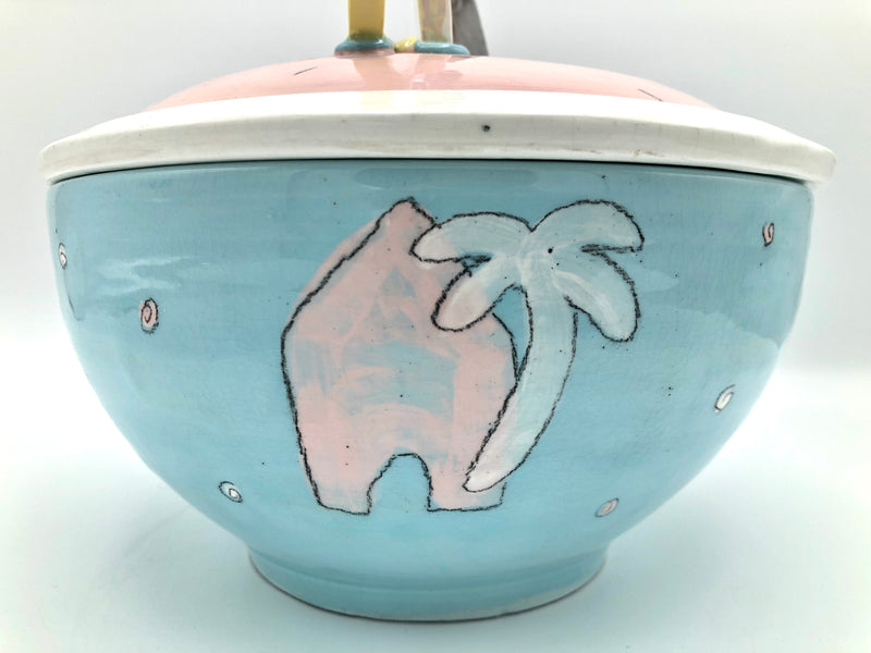 Vintage Memphis-Style Postmodern Vessel