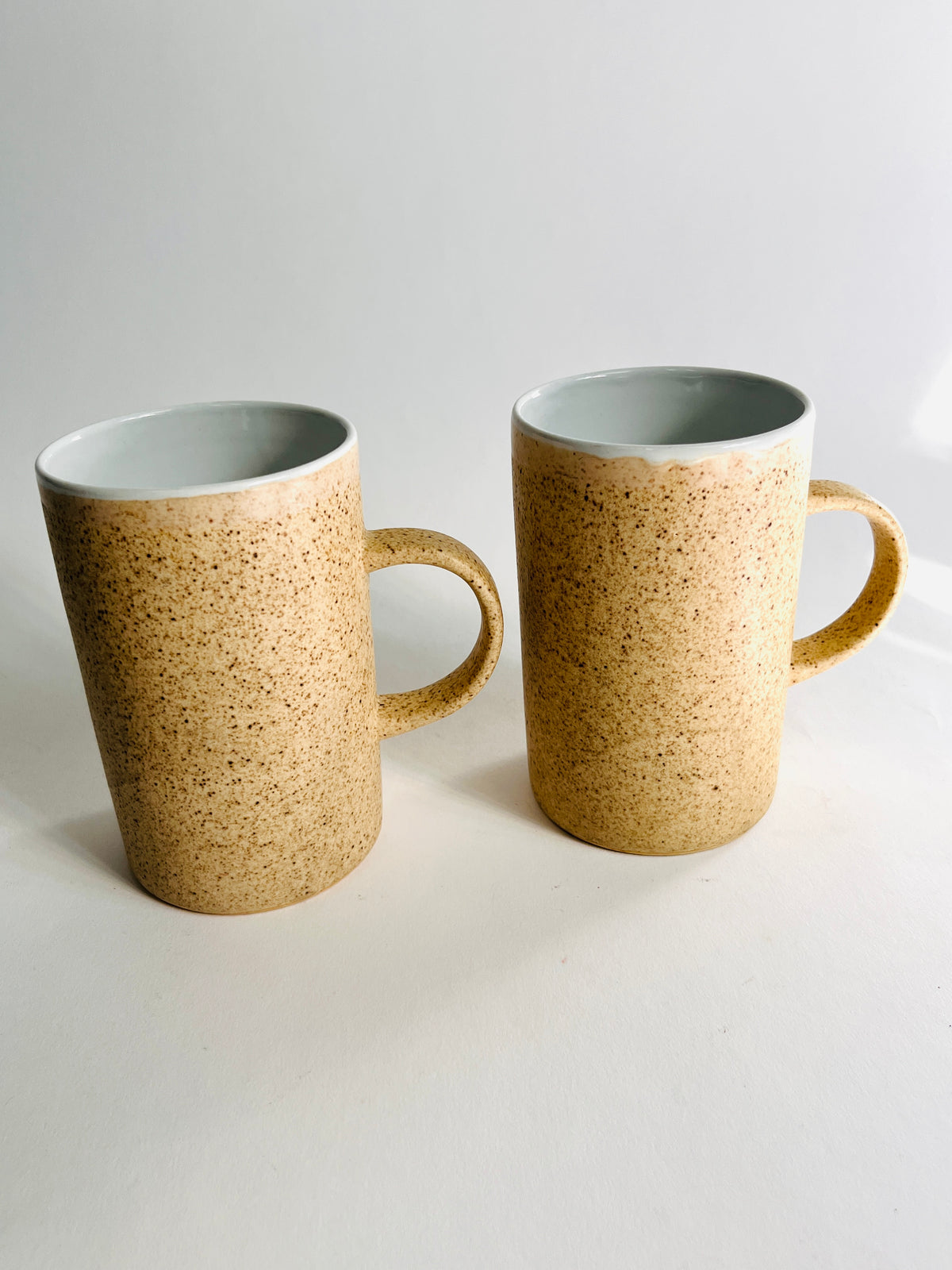 Vintage Stoneware Mugs - a Pair