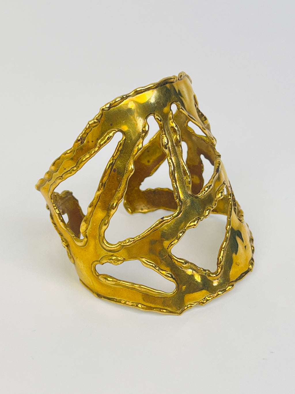 Vintage Brutalist Cutout Cuff