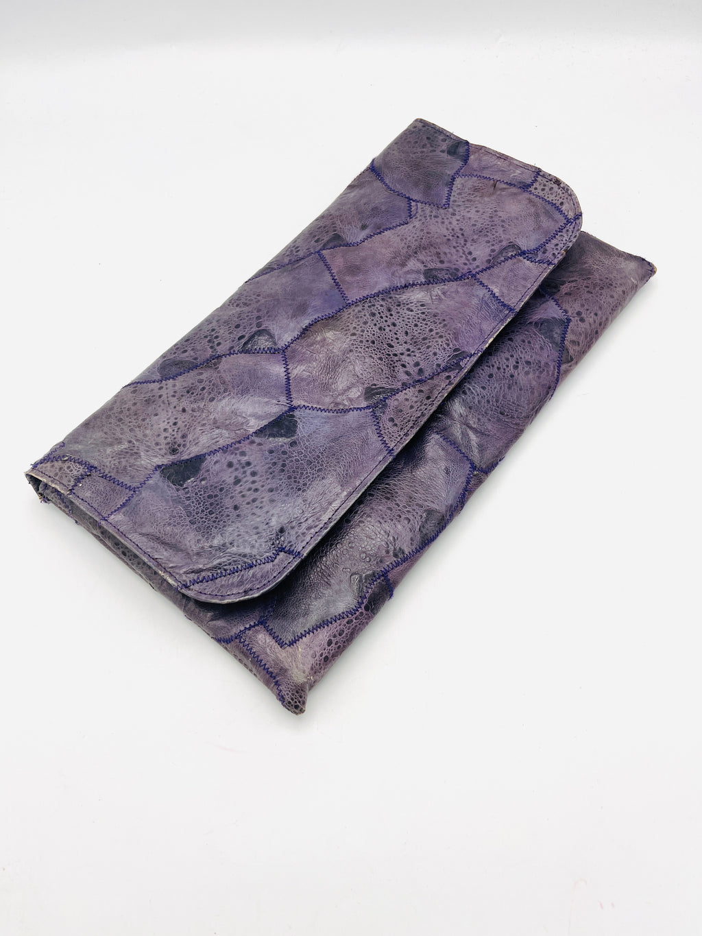 Vintage Purple Frog Skin Purse