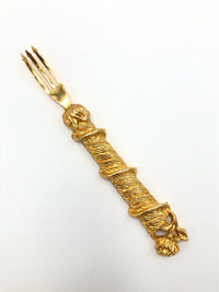 Vintage Gold Plated Cocktail Forks