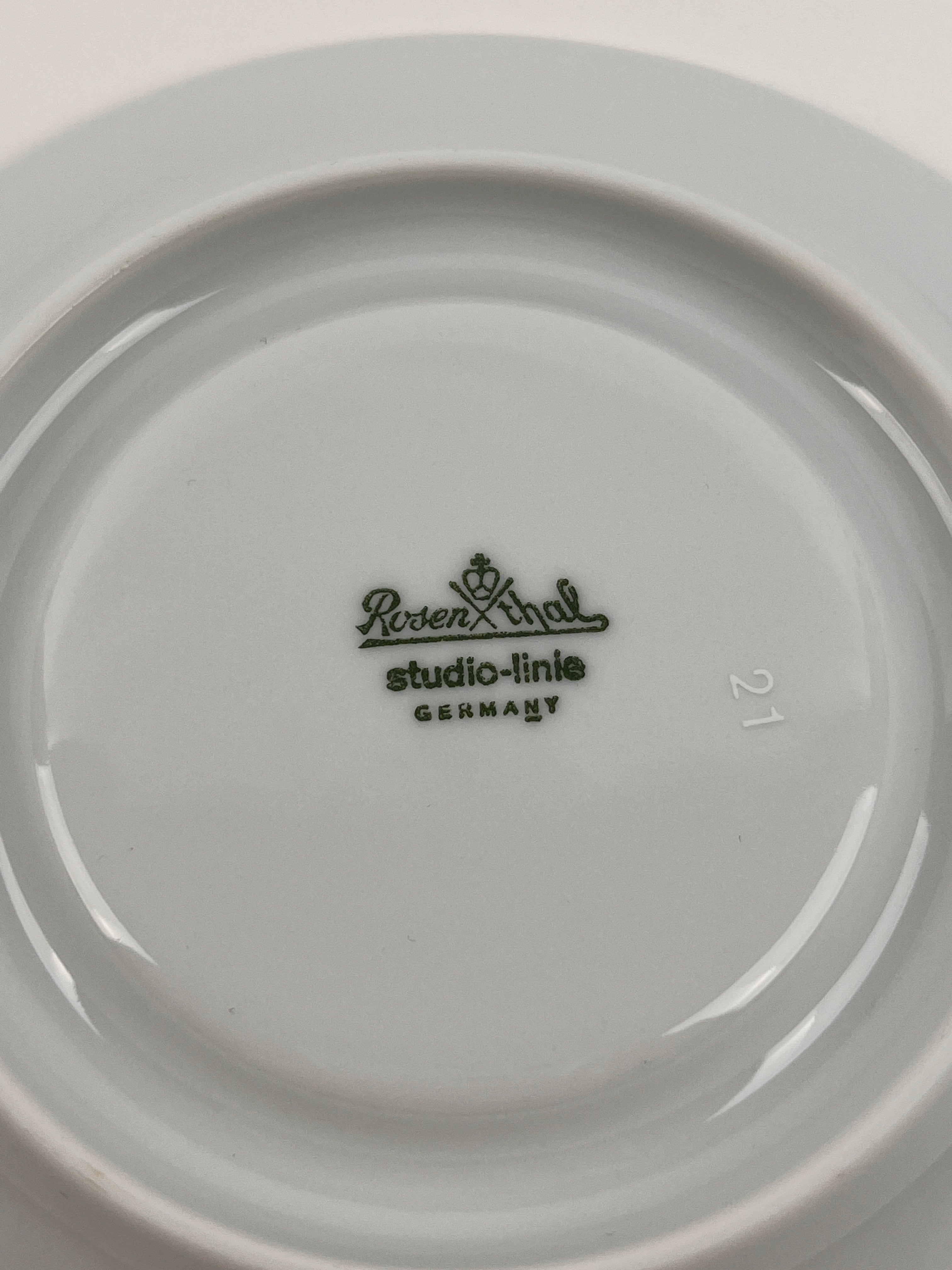 Postmodern Cupola Strada Cups & Saucers by Mario Bellini for