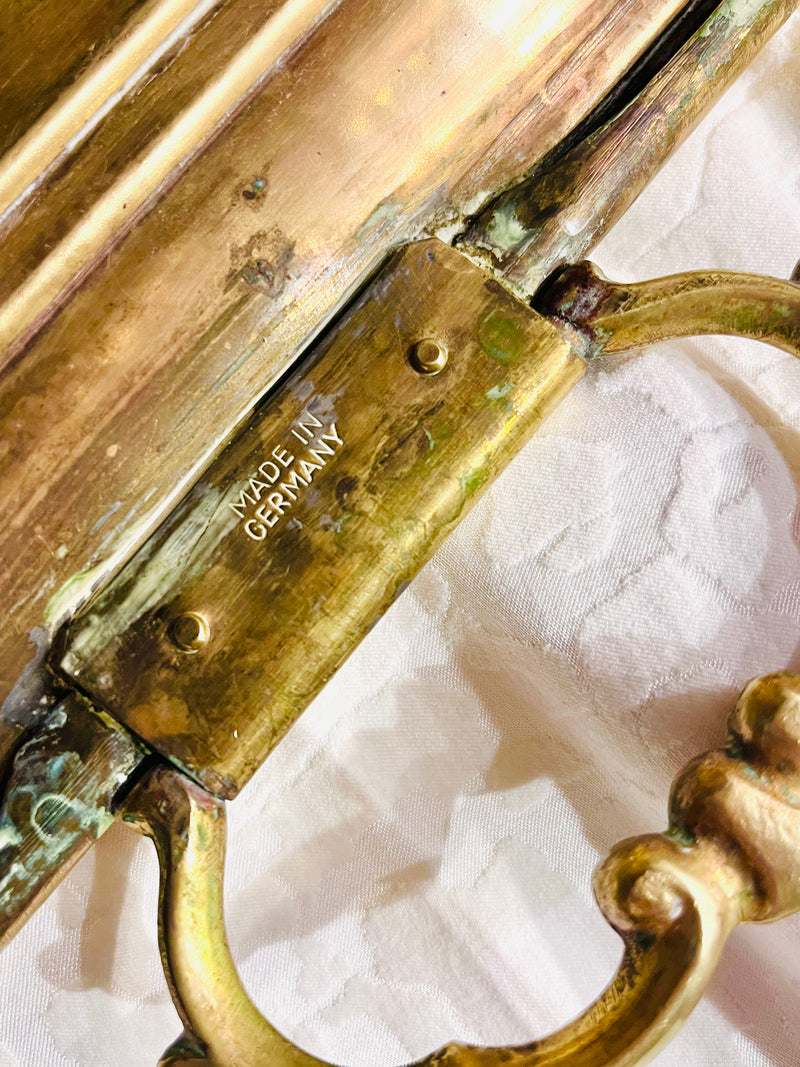 Vintage Burge Regency Brass Tray