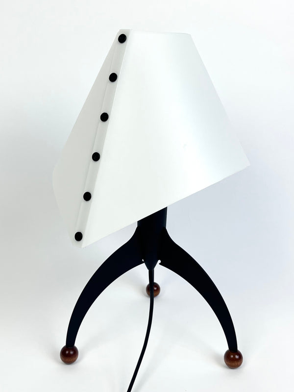 Vintage Postmodern Tripod Table Lamp