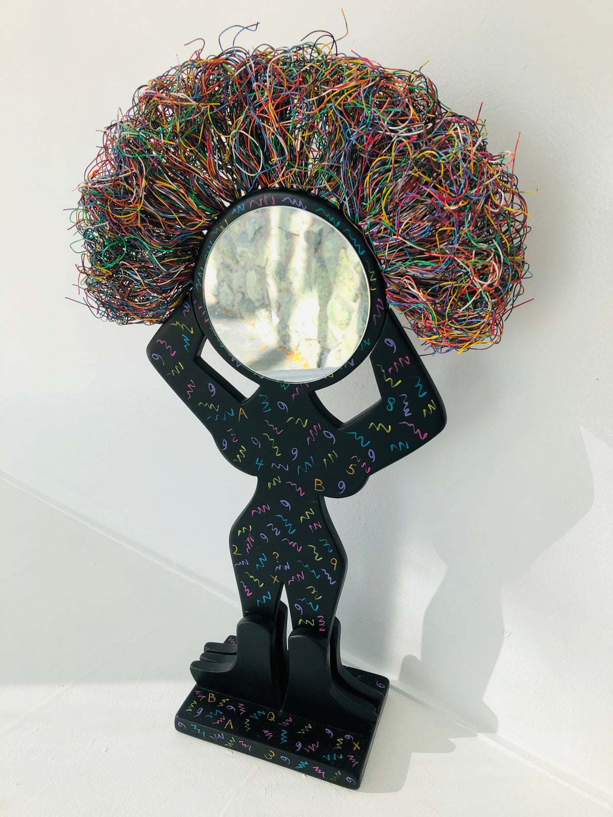 Postmodern Mirror Sculpture by Joan Carson
