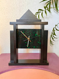 90s Vintage Postmodern Tabletop / Mantle Clock