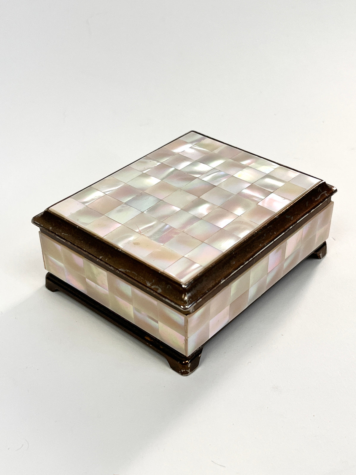 Vintage Mother of Pearl Box