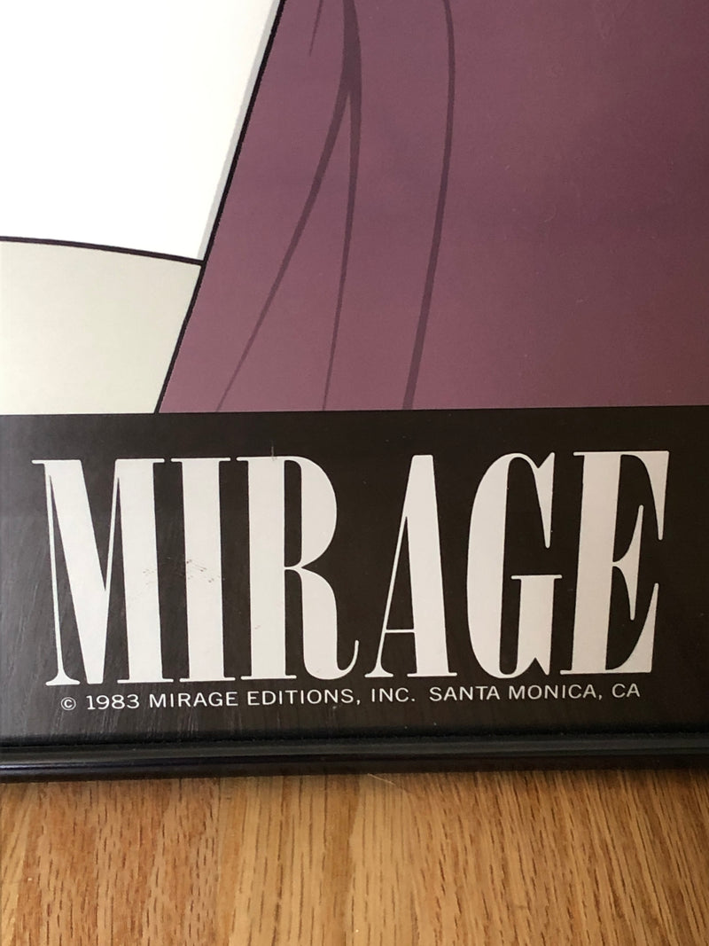 Rare Patrick Nagel Signed Mirage Print