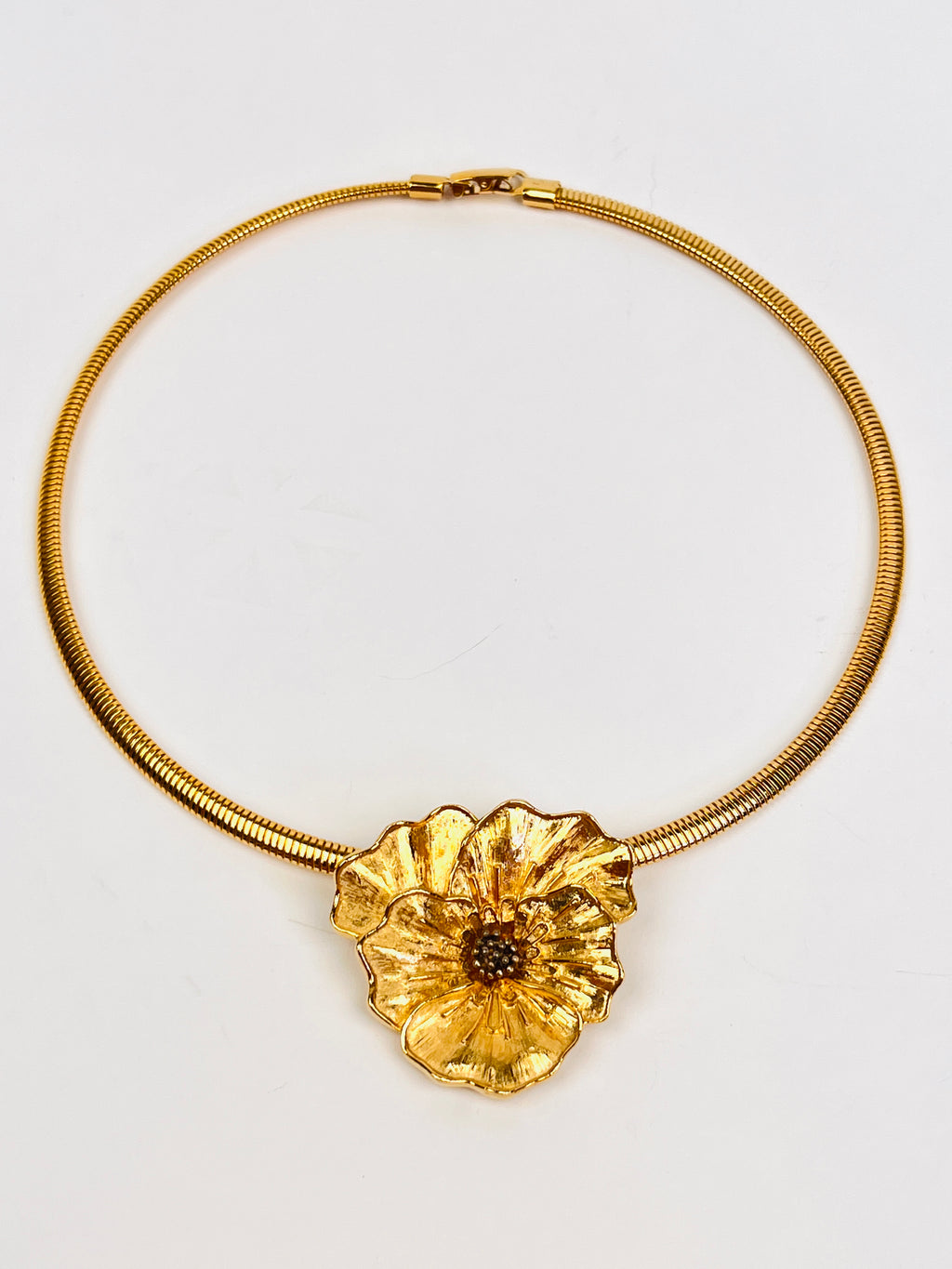 Vintage Flower Necklace
