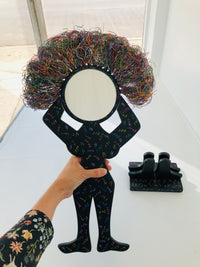 Postmodern Mirror Sculpture by Joan Carson