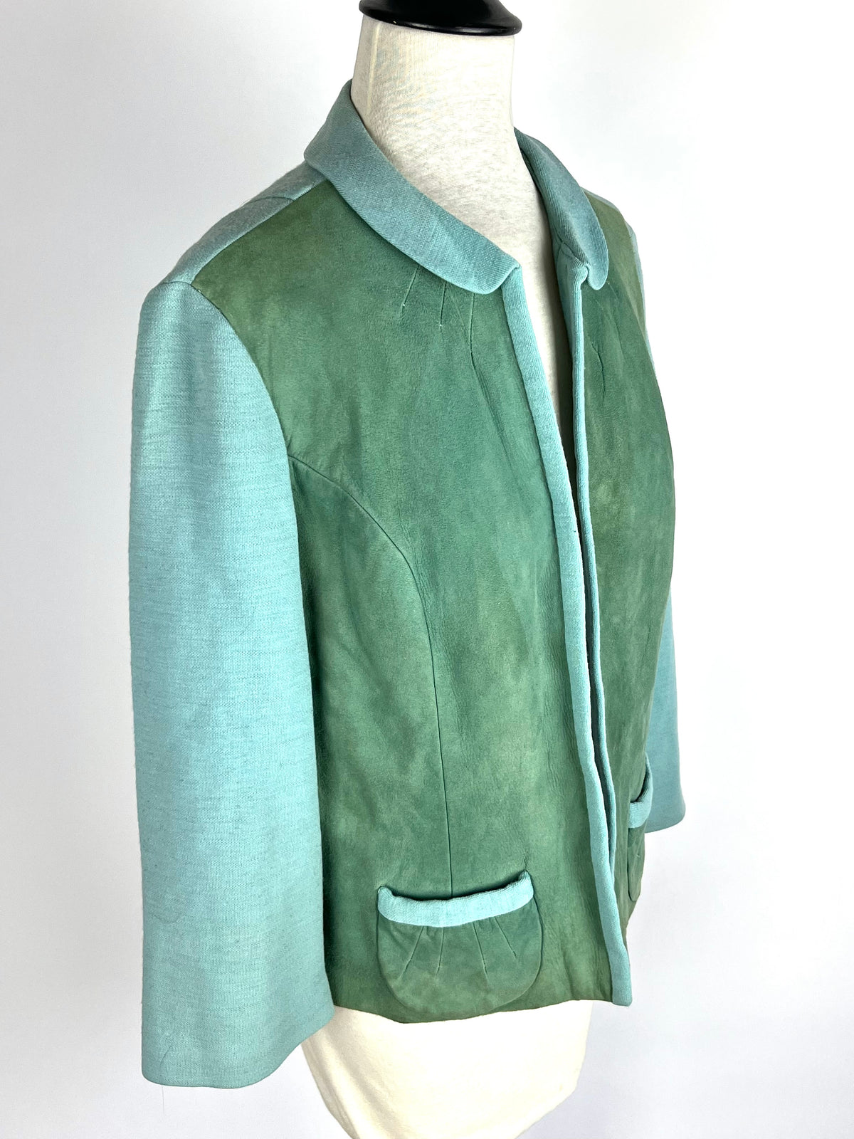 Vintage Wool and Suede Jacket