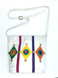 Vintage Multicolor Genuine Leather Bag