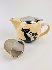 Vintage 90s Cat Teapot and Mug Set