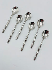 Vintage Demitasse Spoons in Umbrella Stand