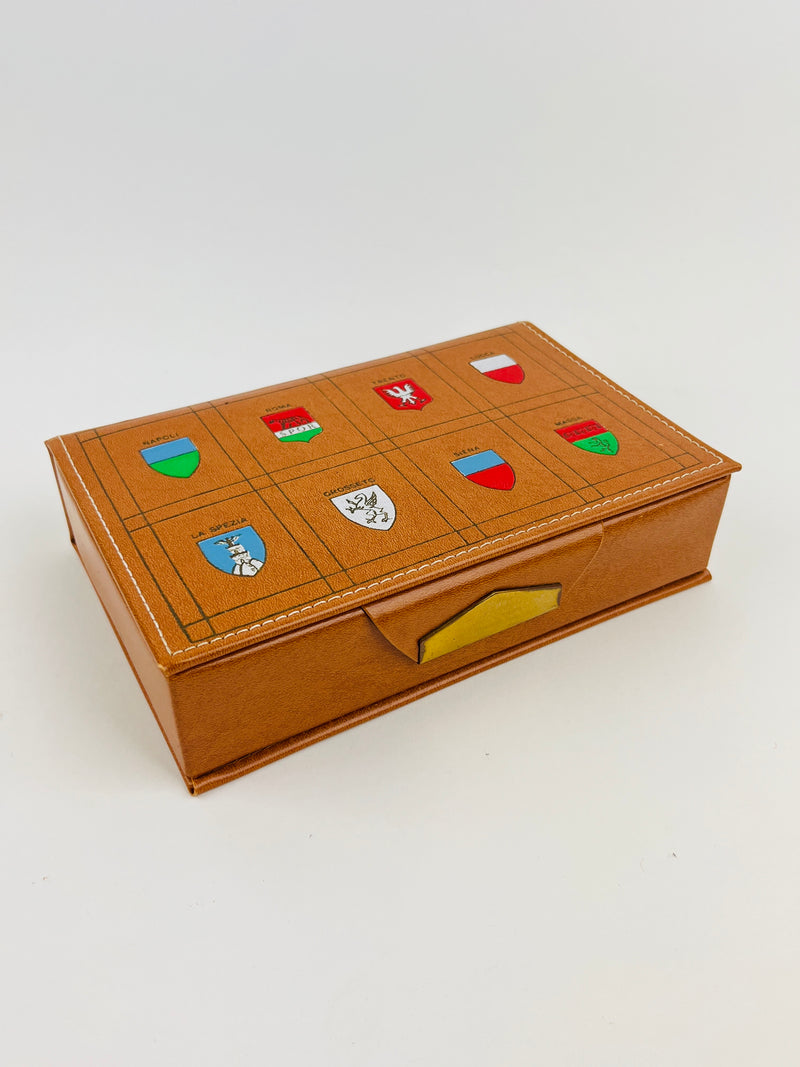 Vintage Tie Clip, Cufflink, and Jewelry Box
