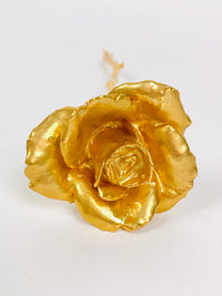 Vintage 24k Gold-Plated Rose