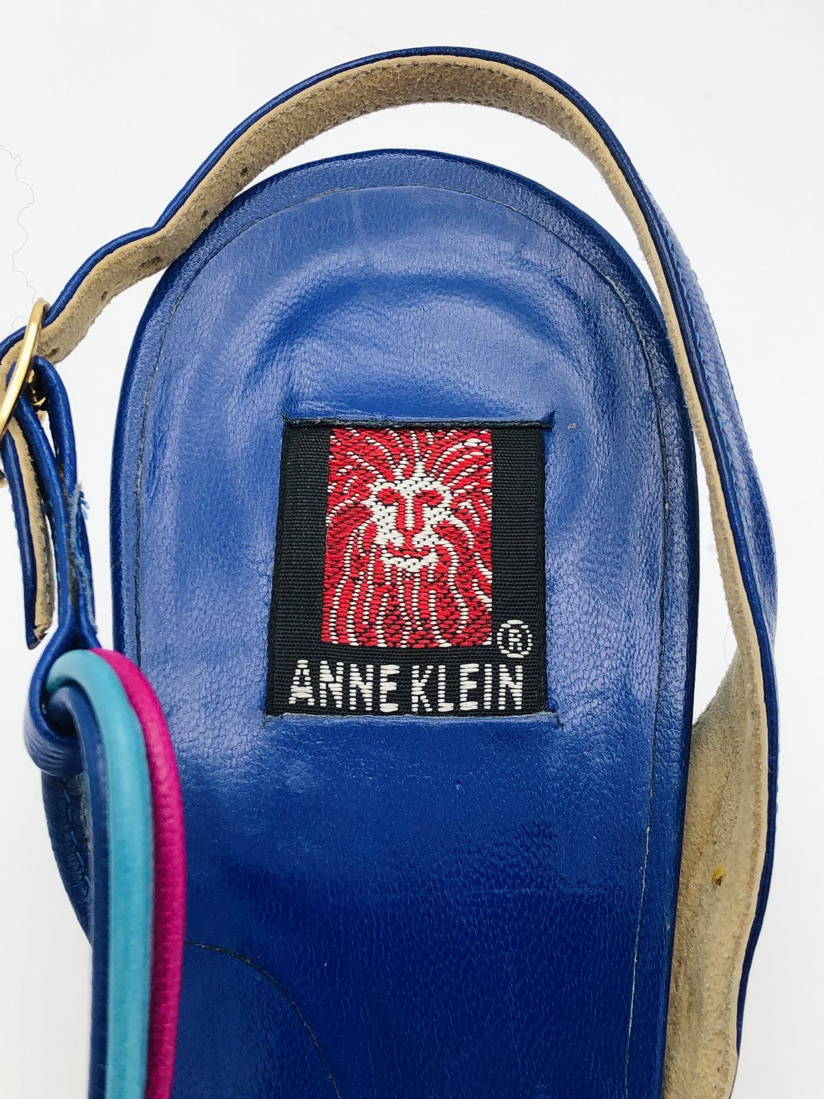 Anne Klein Leather Strappy Sandals