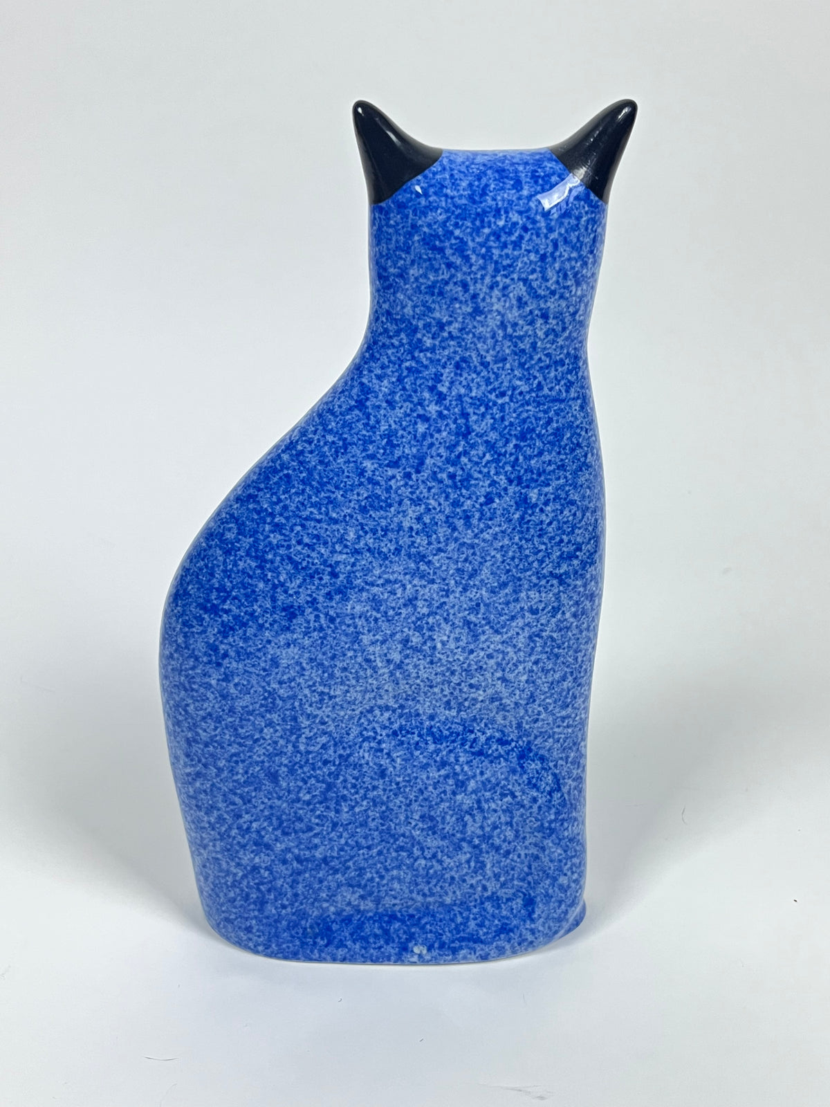 Vintage Blue Cat Sculpture