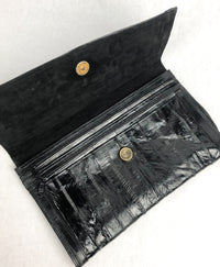 Vintage Black Eel Skin Bag