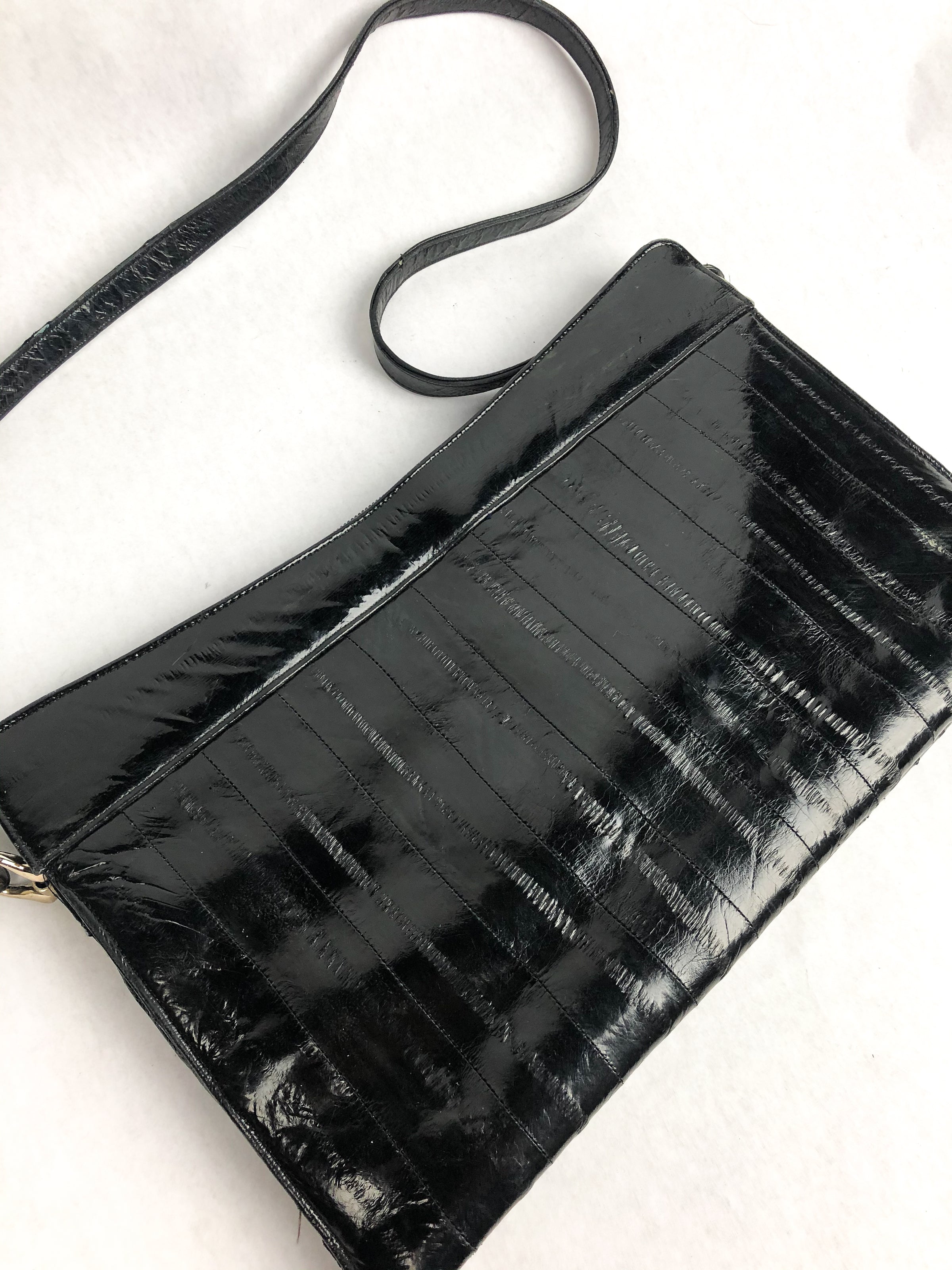 Vintage Black Eel Skin Bag – Dovetail