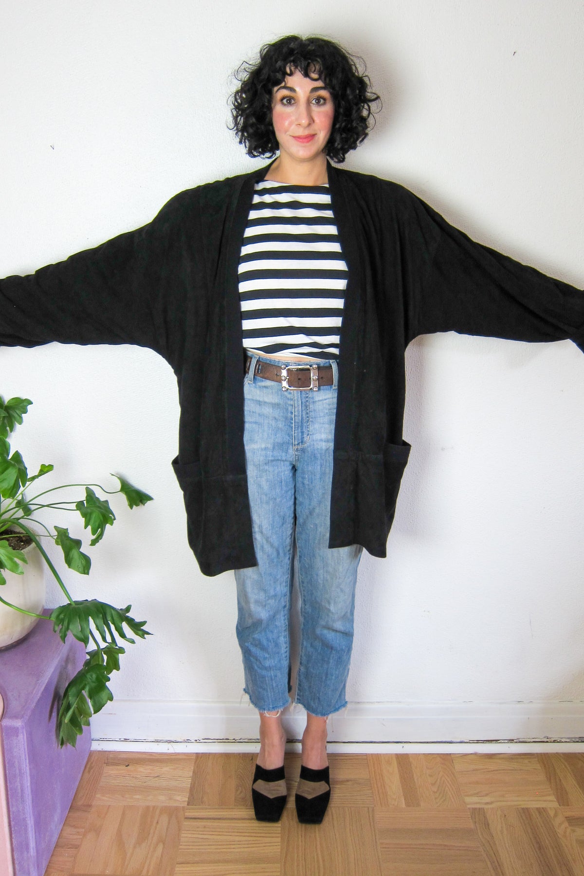 Slouchy 80s Suede Jacket