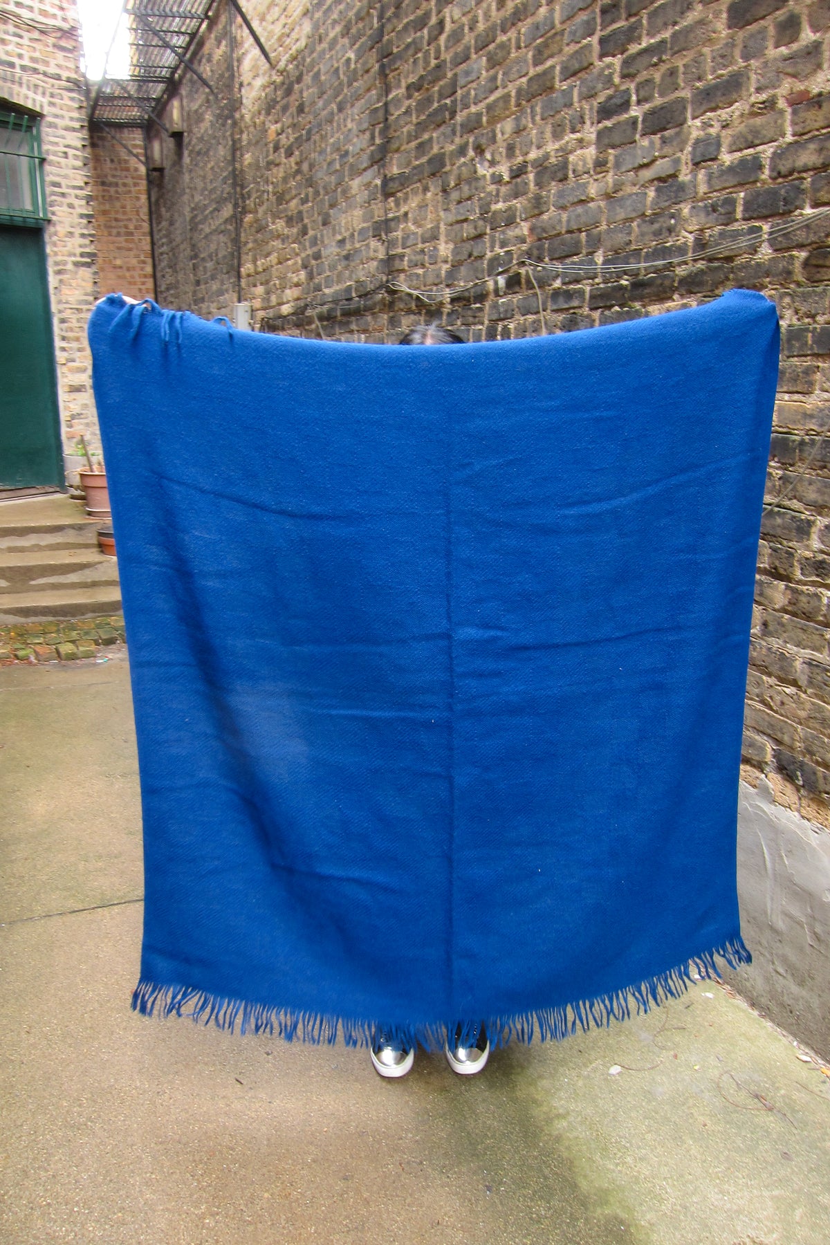 Vintage Faribo Faribault blue blanket
