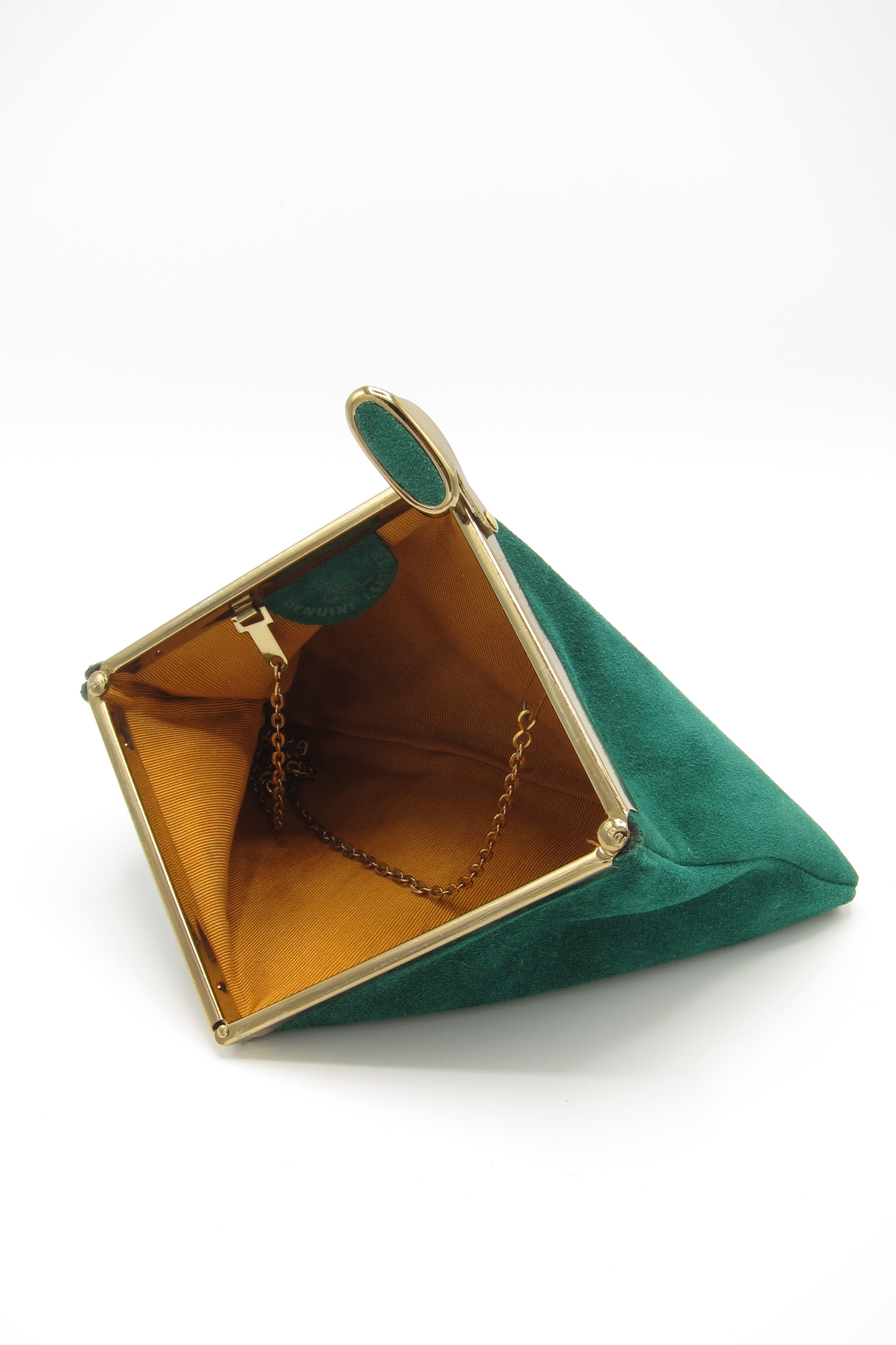 Wedge bag - Leaf green suede | penelopepenelope | Reviews on Judge.me