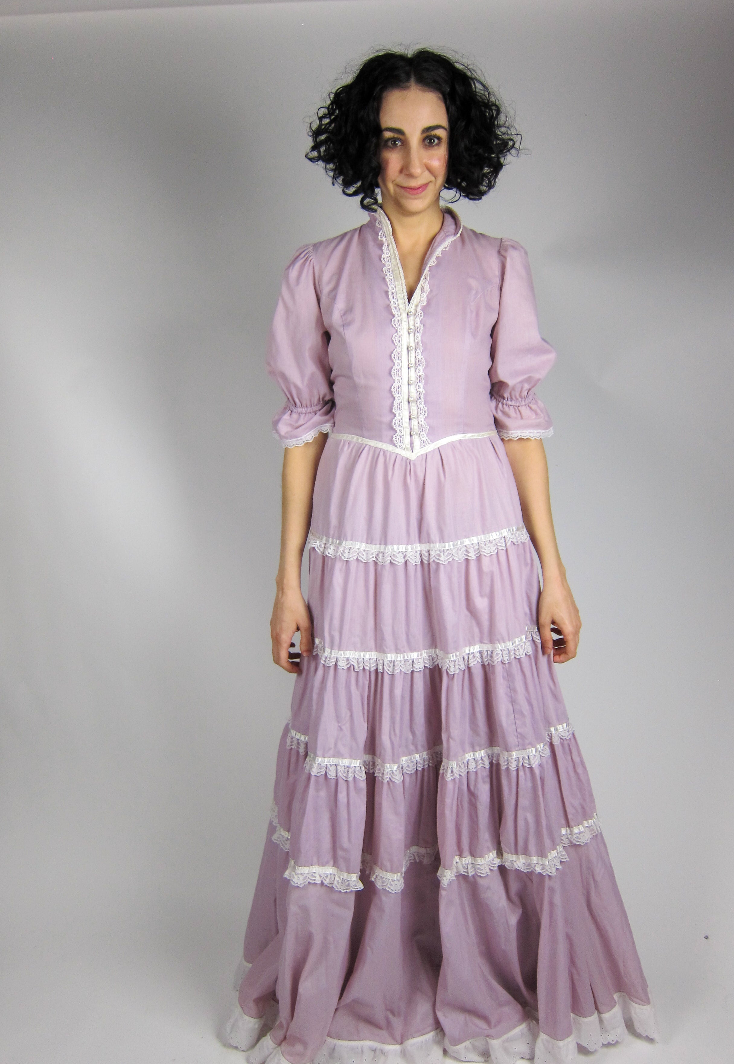 Vintage Gunne Sax Purple Prairie Dress – Dovetail