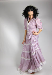 Vintage Gunne Sax Purple Prairie Dress