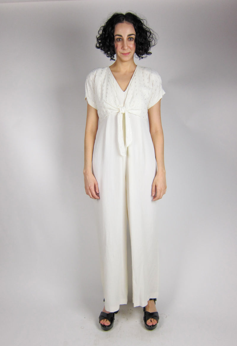 Vintage Ivory Jumpsuit